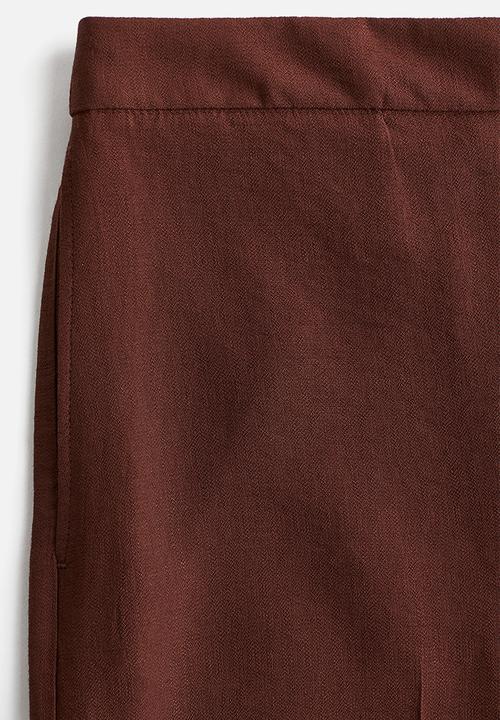 H&M - Wide trousers - dark brown