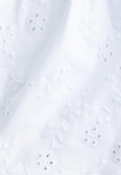 H&M - Broderie anglaise skirt - white