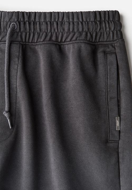 H&M - Relaxed fit cotton sweatshorts - dark grey