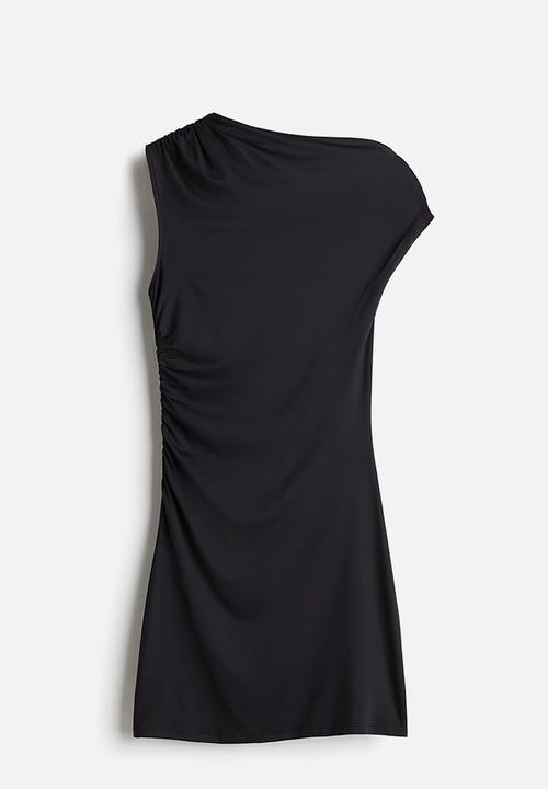 H&M - Draped dress - black