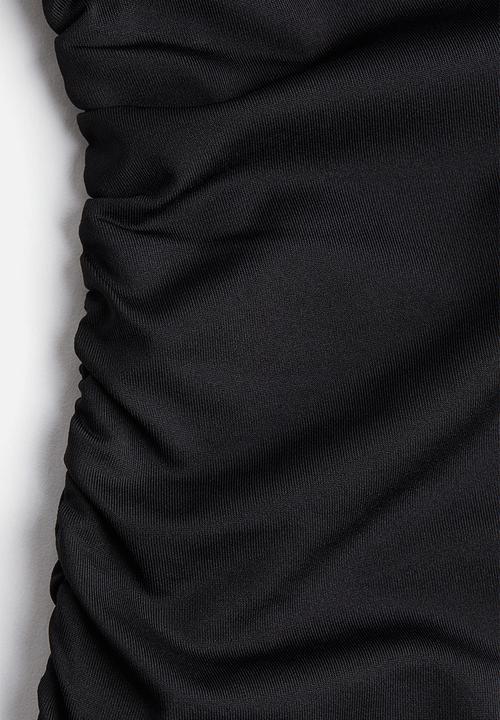 H&M - Draped dress - black