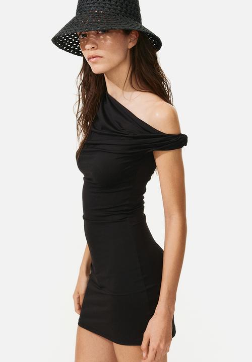 H&M - Draped dress - black