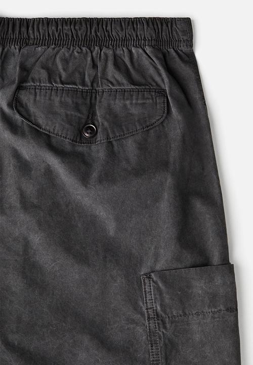 H&M - Loose fit cargo shorts - dark grey
