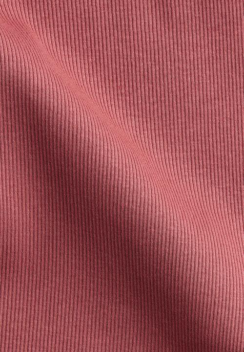 H&M - Ribbed off-the-shoulder top - dusty pink