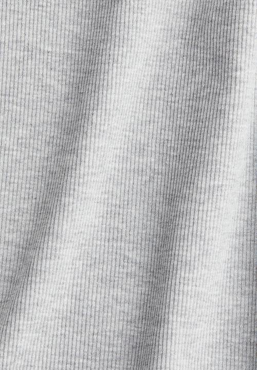H&M - Ribbed off-the-shoulder top - grey marl
