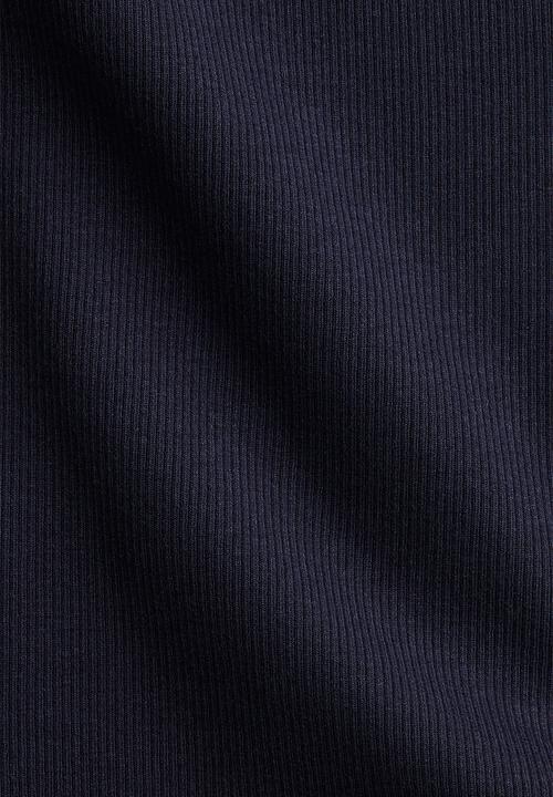 H&M - Ribbed off-the-shoulder top - navy blue