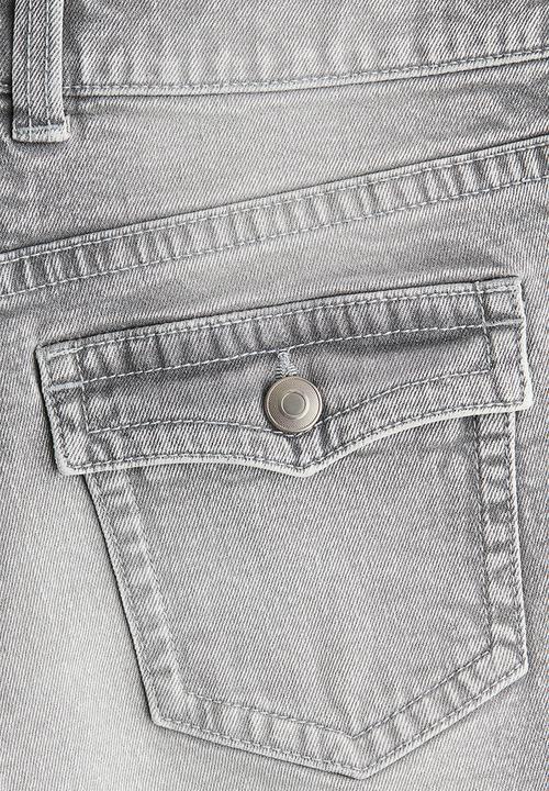 H&M - Denim mini shorts -  washed grey 