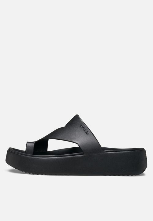 Crocs - Getaway way platform toe loop - black