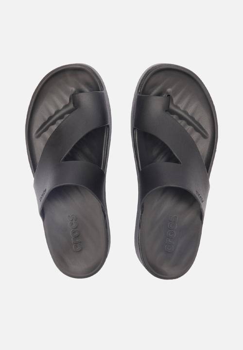 Crocs - Getaway way platform toe loop - black