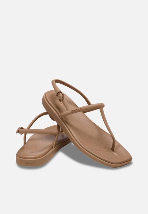 Crocs - Miami i thong flip-milk chocolate
