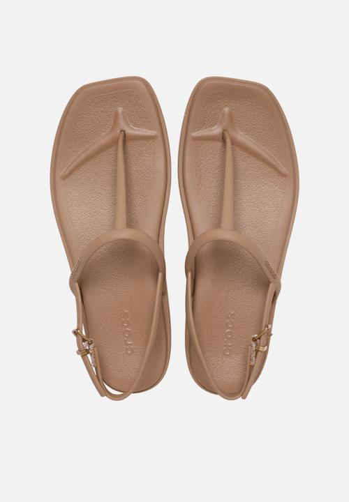 Crocs - Miami i thong flip-milk chocolate