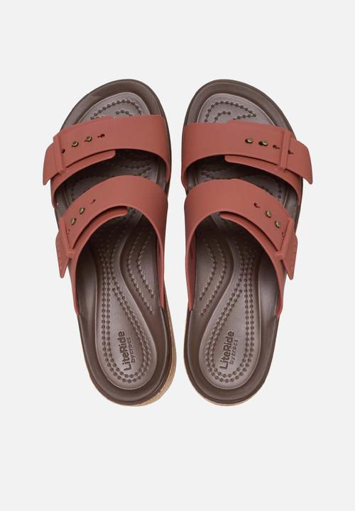 Crocs - Brooklyn klyn cork buckle - rust