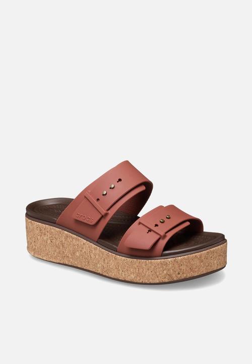 Crocs - Brooklyn klyn cork buckle - rust
