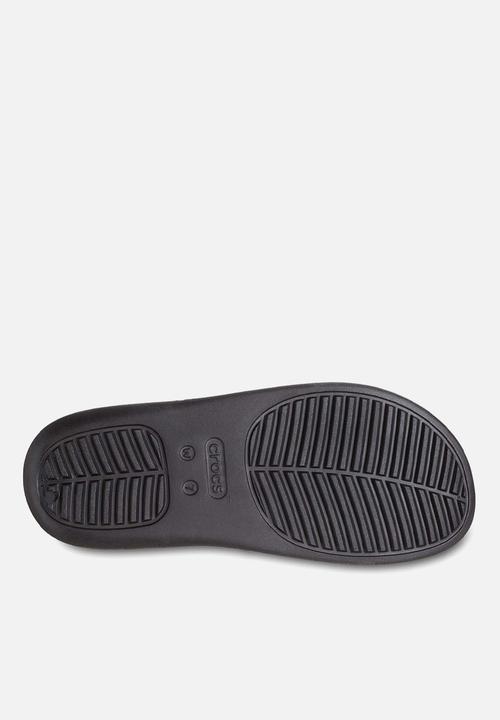 Crocs - Getaway way platform patent flip - black