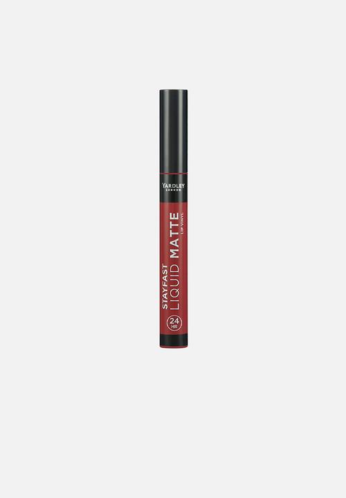 Yardley London - Stayfast Liquid Matte Vinyl Lipstick - Red Honey