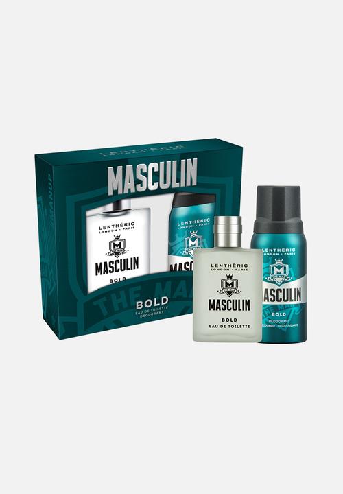 Lentheric  - Lentheric Masculin Bold Edt Gift Set - 100ml
