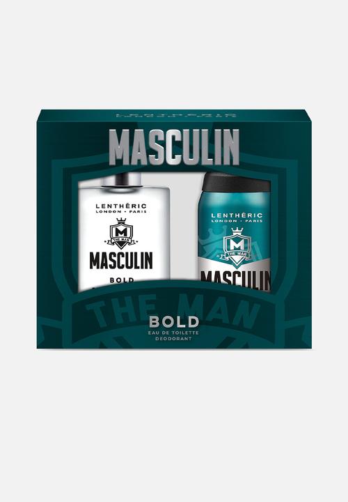 Lentheric  - Lentheric Masculin Bold Edt Gift Set - 100ml