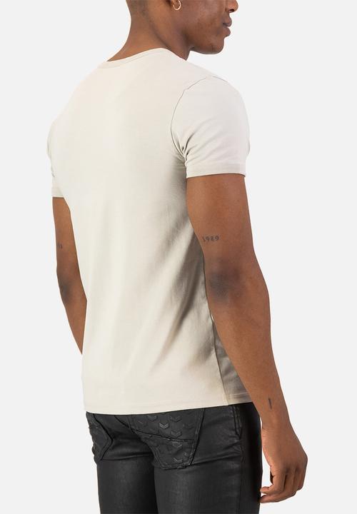 S.P.C.C - Copeland Tee  - Slimline Fit Signature Tees Parchment
