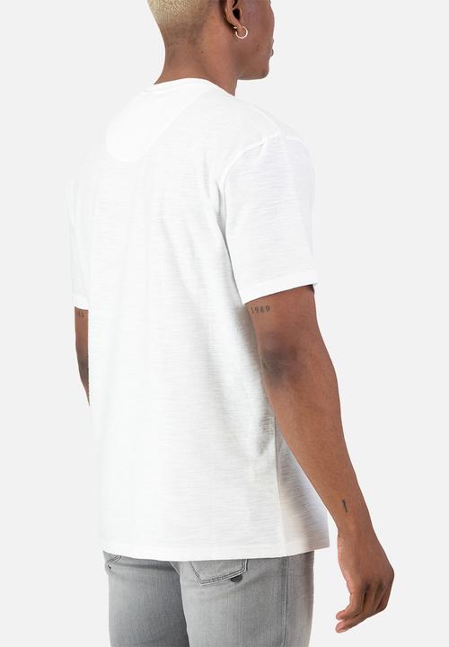 S.P.C.C - Hexum Tee  - White Relaxed Fit Fashion Tees Optical White