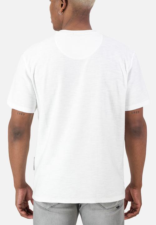 S.P.C.C - Hexum Tee  - White Relaxed Fit Fashion Tees Optical White
