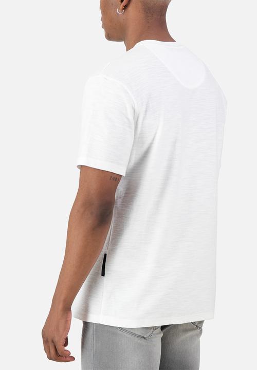S.P.C.C - Hexum Tee  - White Relaxed Fit Fashion Tees Optical White