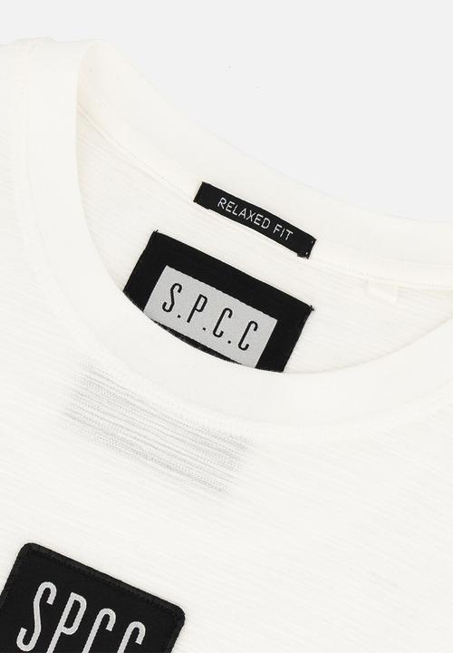 S.P.C.C - Hexum Tee  - White Relaxed Fit Fashion Tees Optical White