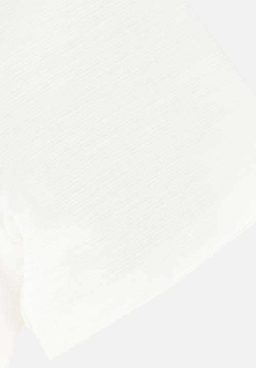 S.P.C.C - Hexum Tee  - White Relaxed Fit Fashion Tees Optical White