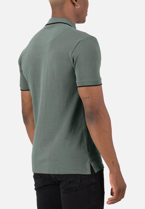S.P.C.C - Amos Golfer  - Slimline Fit Signature Polos Malachite