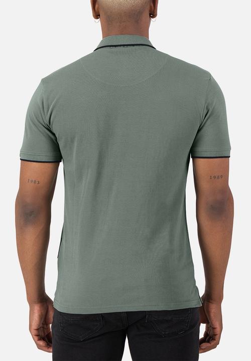 S.P.C.C - Amos Golfer  - Slimline Fit Signature Polos Malachite