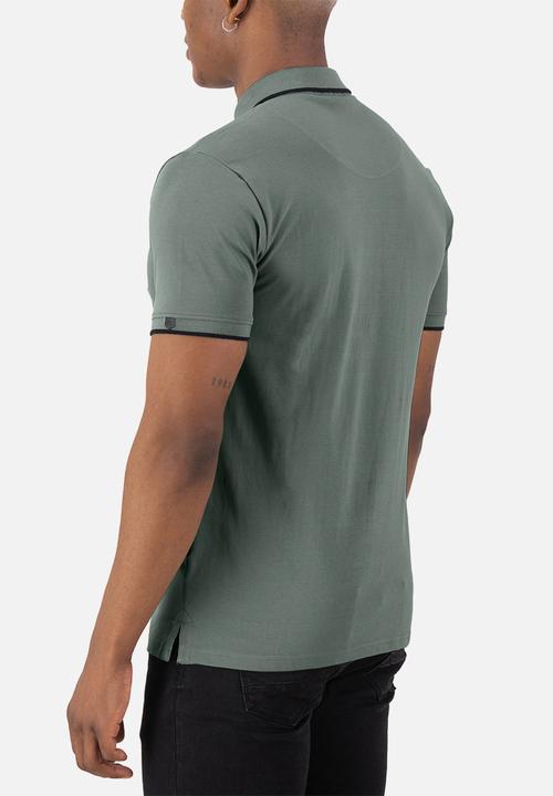 S.P.C.C - Amos Golfer  - Slimline Fit Signature Polos Malachite
