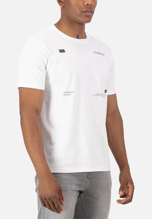 S.P.C.C - Adkins Tee  - Regular Fit Signature Tees Optical White