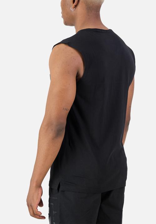S.P.C.C - Surge Atlas Sleeveless Tee  - Black Regular Fit Signature S/Less Tee Black
