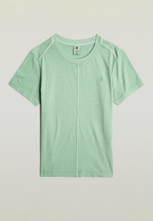 G-STAR - Overdyed Front Seam Top Wmn - Granite Green Gd