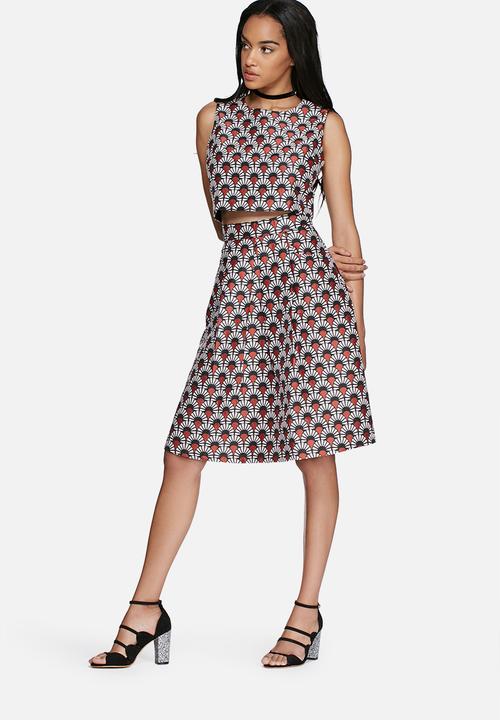 Glamorous - Fan brocade skirt 