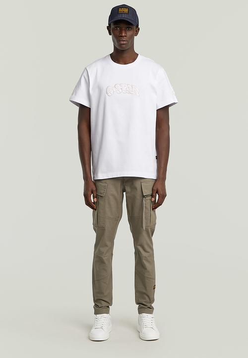 G-STAR - Patches Loose R T - White