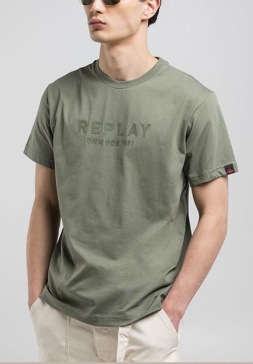 Replay - Basic Jersey 30/1 - Sage Green-