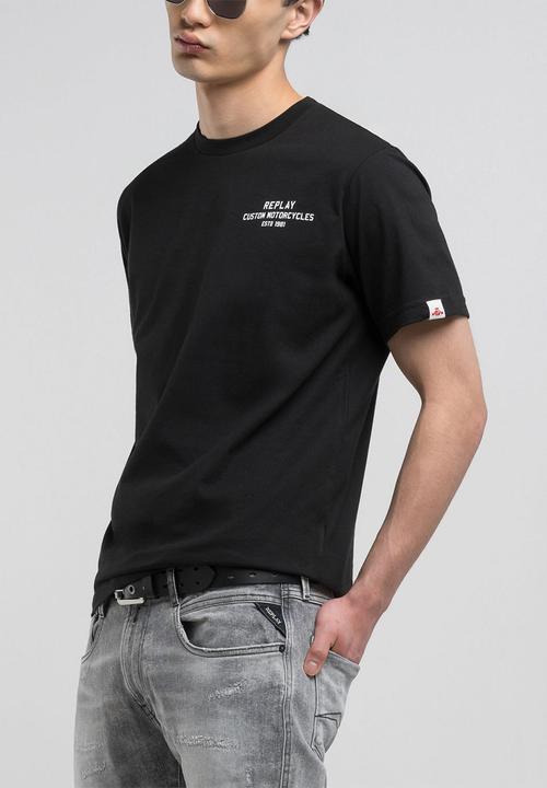 Replay - Basic Jersey 30/1 - Black