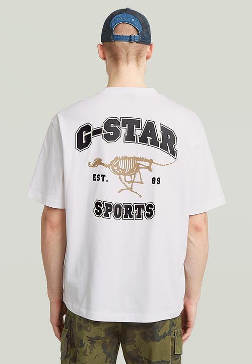 G-STAR - Running Dog Back Gr Boxy R T - White