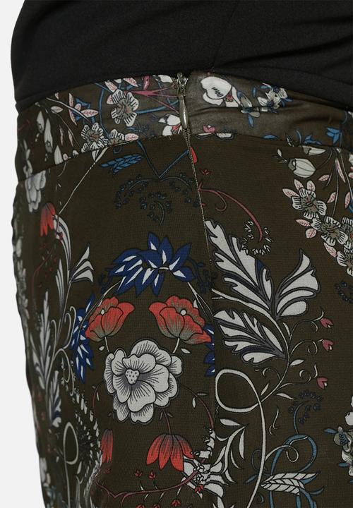 Glamorous - Floral pencil skirt 