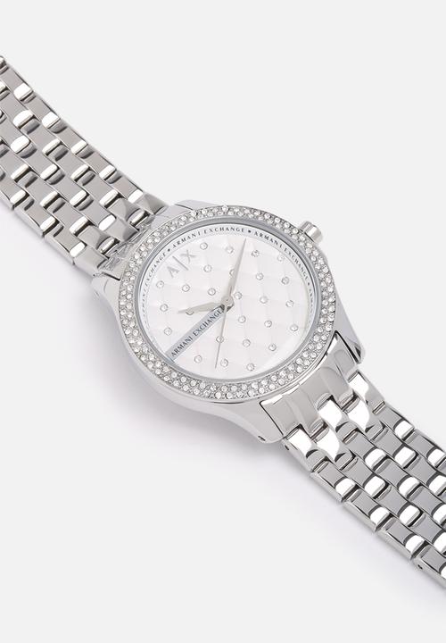 Armani Exchange - Lady Hampton-AX5215-silver