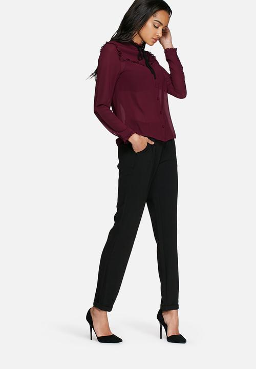 Glamorous - Burgundy blouse