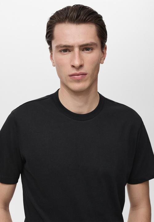 MANGO - Camiseta Cherlo - Black