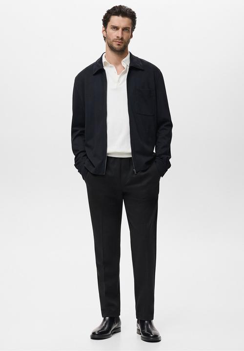 MANGO - Pantalon Jonj - Black