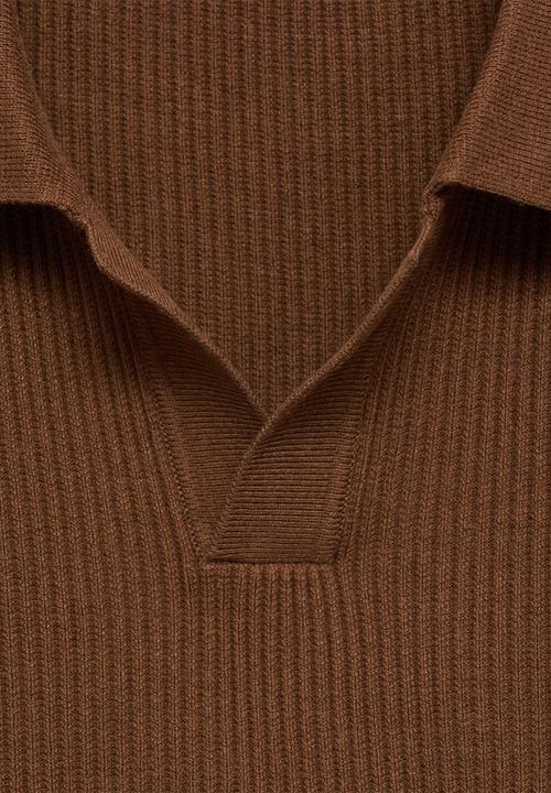 MANGO - Polo Antiguas - Tobacco-Brown