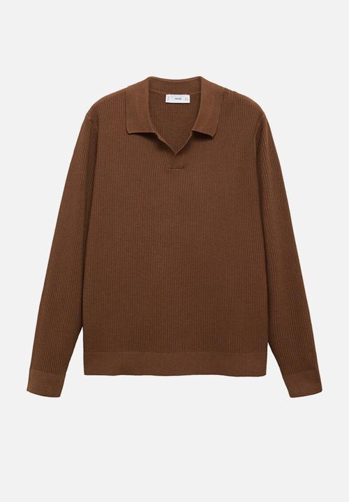 MANGO - Polo Antiguas - Tobacco-Brown