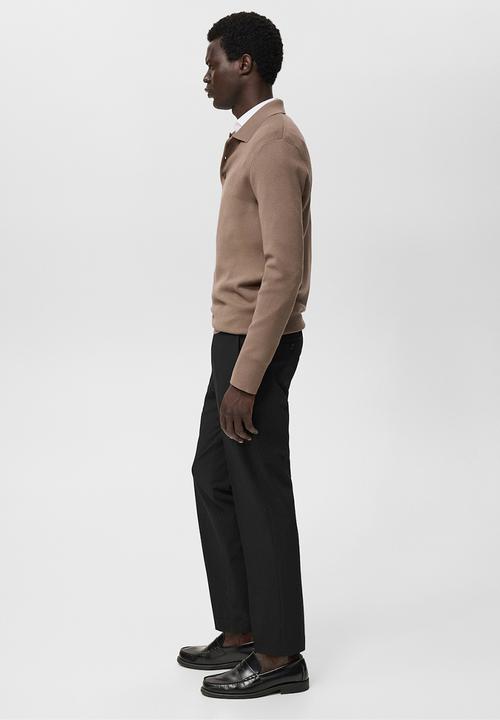 MANGO - Pantalon Bologna - Black