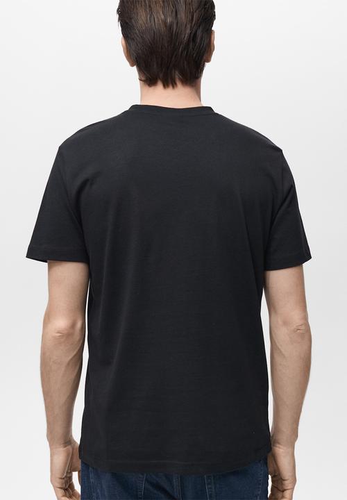 MANGO - Camiseta Chelsea - Black
