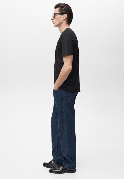 MANGO - Camiseta Chelsea - Black