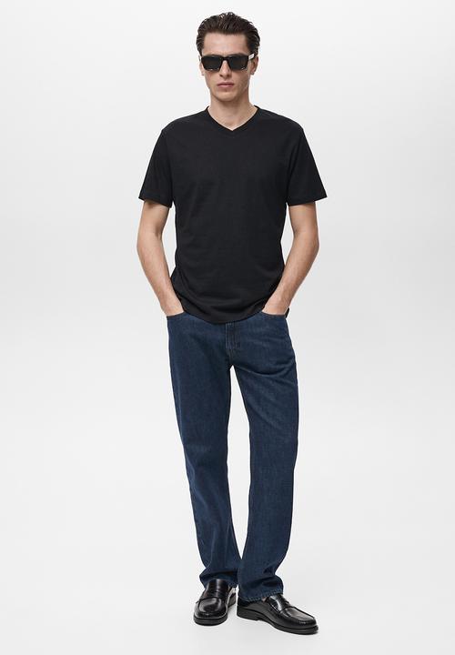 MANGO - Camiseta Chelsea - Black