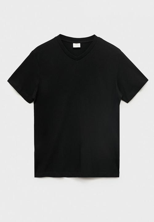MANGO - Camiseta Chelsea - Black